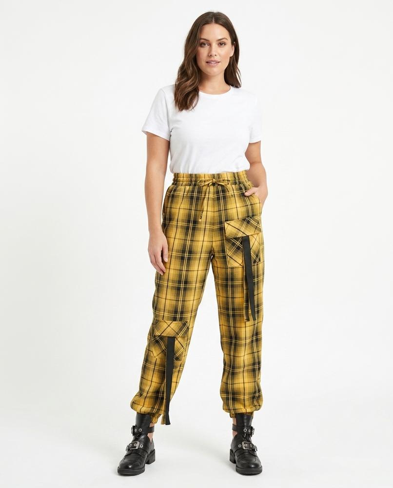 Cloppenburg Mode - Seran | Karierte Elastische Hose Damen