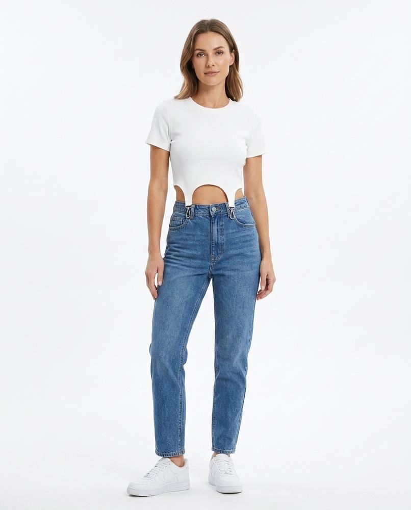 Cloppenburg Mode - Masan | Kurzärmeliges Geripptes Top Damen