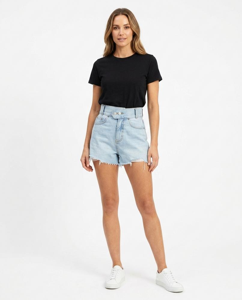 Cloppenburg Mode - Mazan | Hoch Taillierte Verwaschene Hose Damen