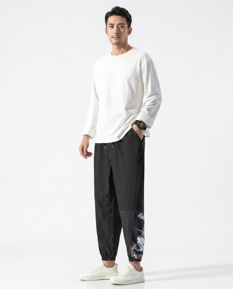 Cloppenburg Mode - Riken | Bedruckte Elastische Hose Herren