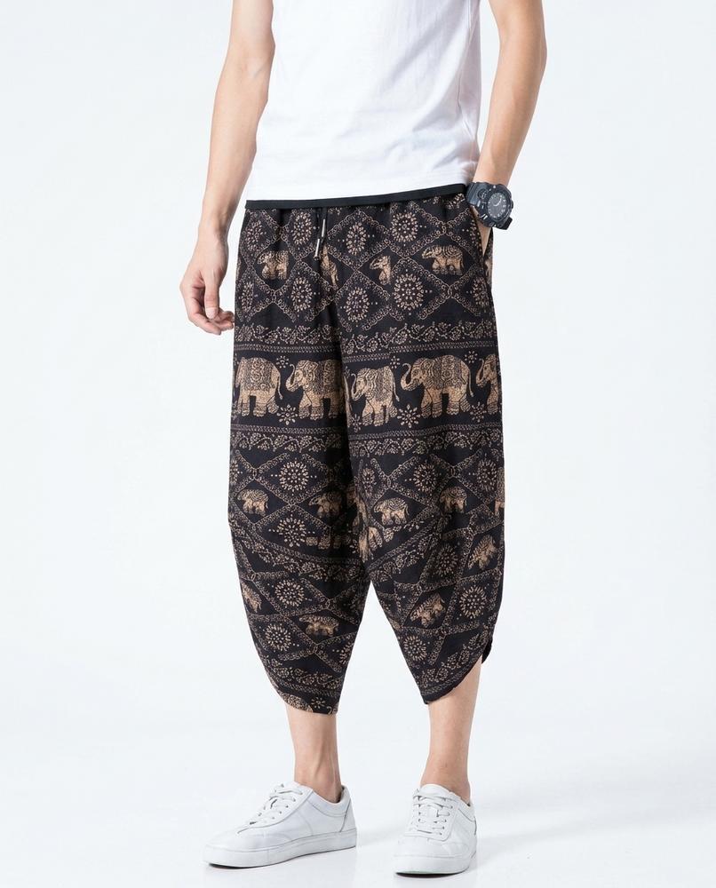 Cloppenburg Mode - Eltor | Gemusterte Tief Geschnittene Hose Unisex