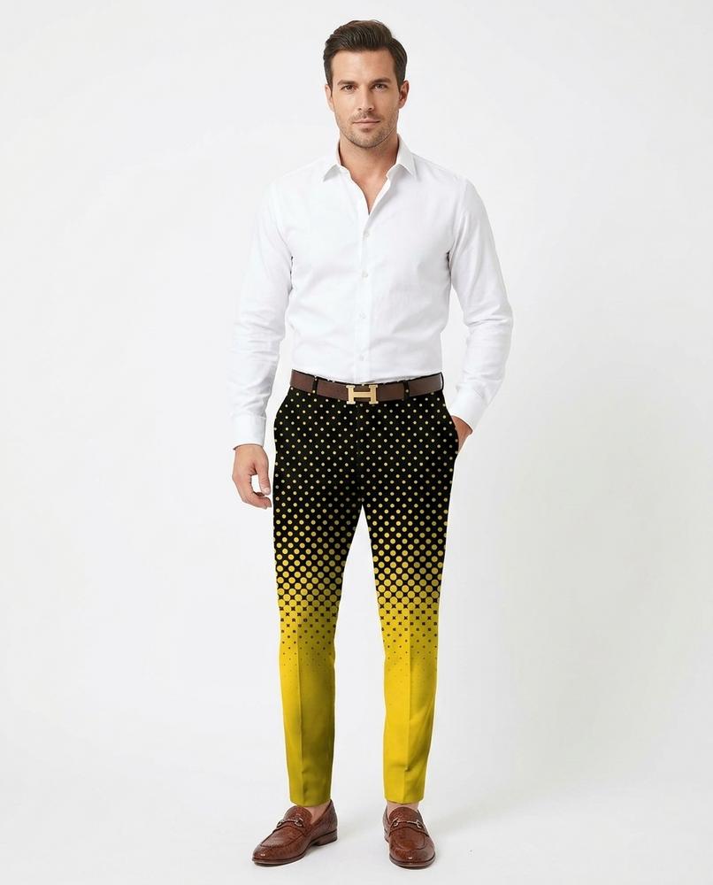 Cloppenburg Mode - Caral | Gemustert Schmal Hose Herren
