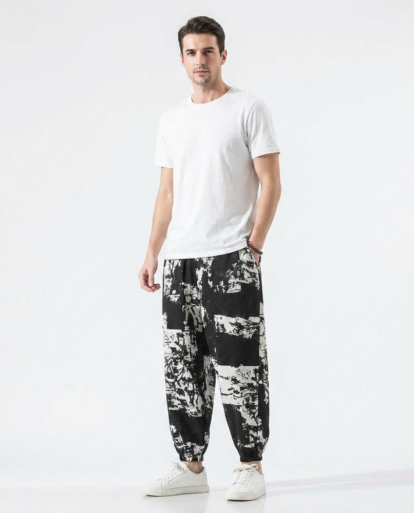 Cloppenburg Mode - Lyron | Gemusterte Locker Geschnittene Hose Unisex