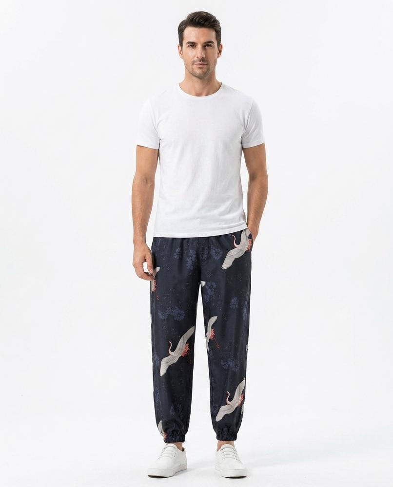 Cloppenburg Mode - Valin | Gemusterte Weite Hose Herren