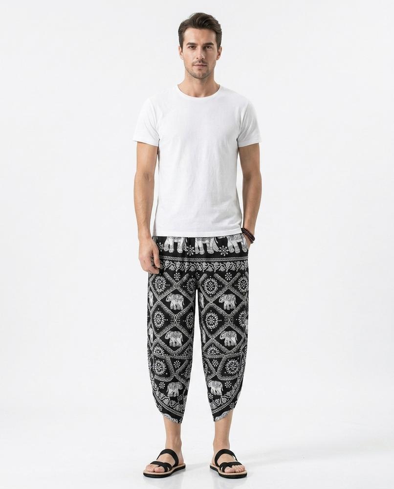 Cloppenburg Mode - Cadar | Gemusterte Gecroppte Hose Unisex