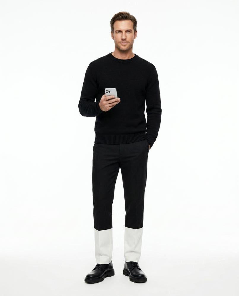 Cloppenburg Mode - Lyram | Gerade Geschnittene Farbblock Hose Unisex