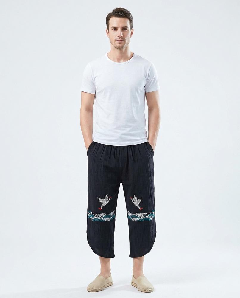 Cloppenburg Mode - Yokar | Bestickt Wadenlang Hose Herren