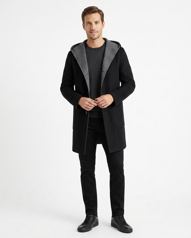 Cloppenburg Mode - Tidan | Zweifarbiger Woll Mantel Herren