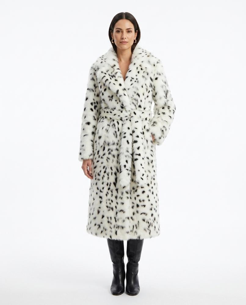 Cloppenburg Mode - Nosen | Fellartiger Gepunkteter Mantel Unisex