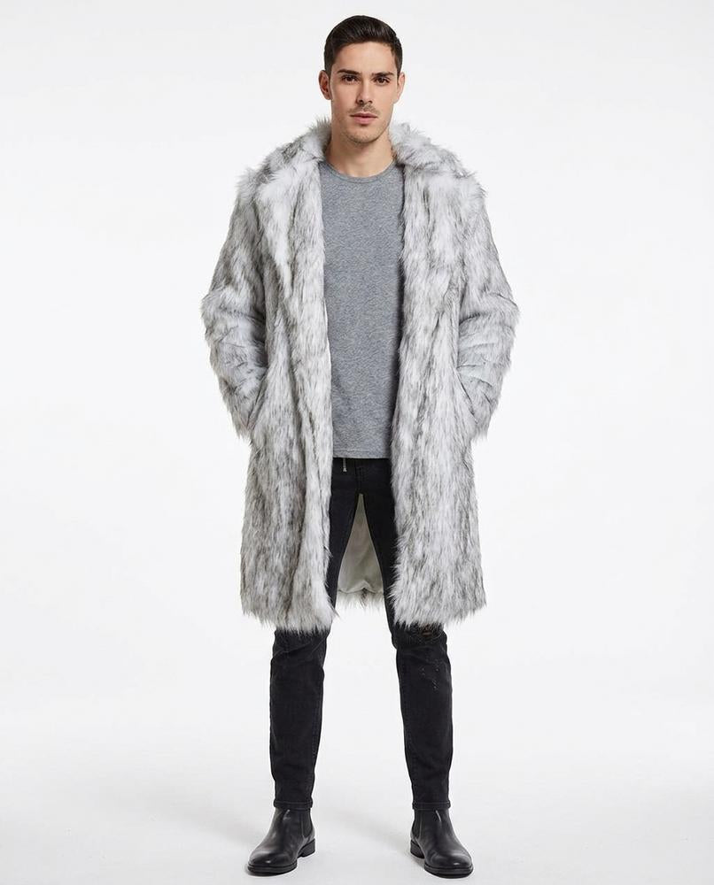 Cloppenburg Mode - Nesan | Plüschig Langgeschnitten Mantel Herren