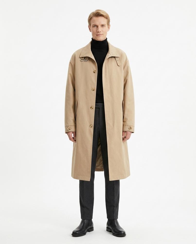 Cloppenburg Mode - Sanav | Gefütterter Hochgeschlossener Mantel Herren