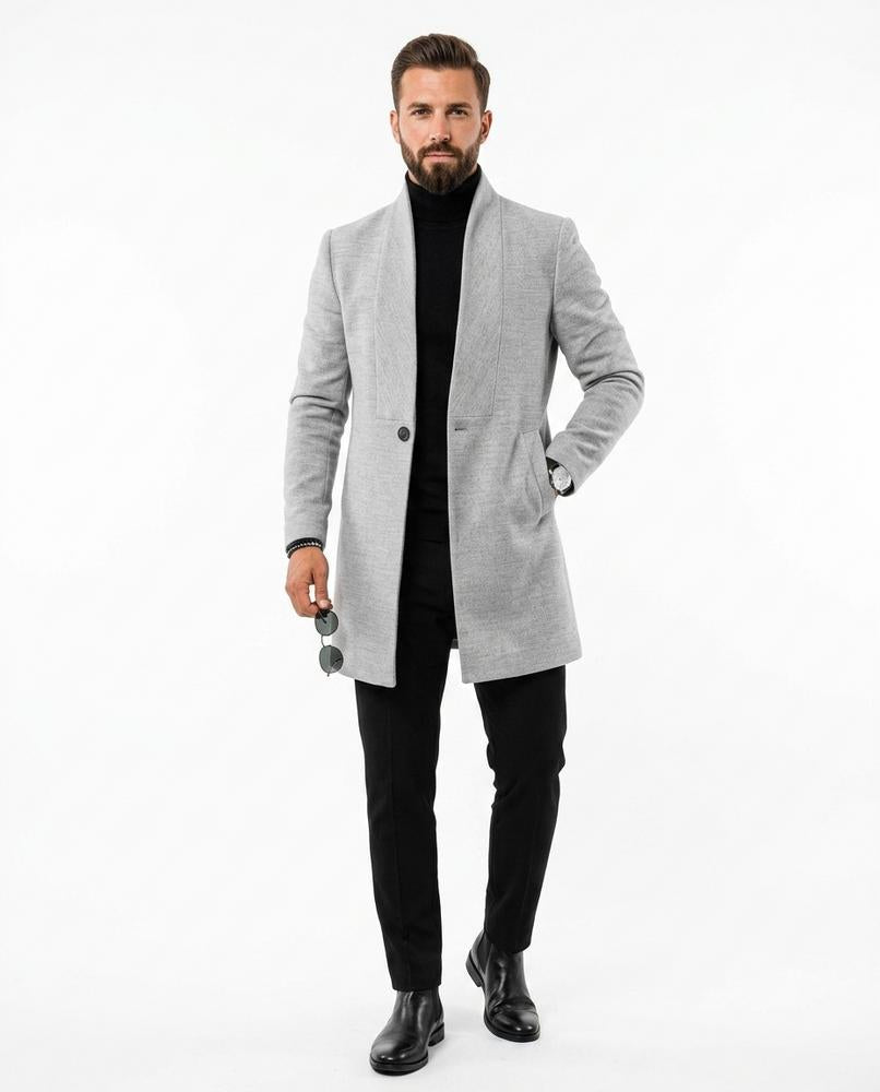 Cloppenburg Mode - Zaven | Strukturiert Tailliert Mantel Herren