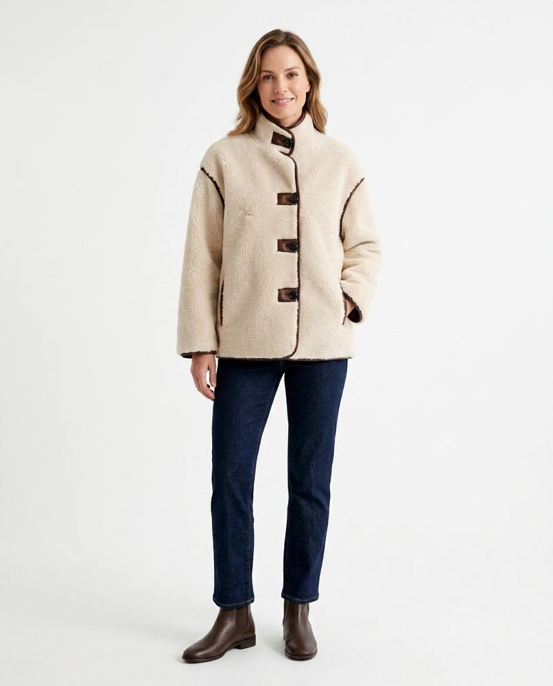 Cloppenburg Mode - Nesin | Paspelierte Strukturierte Jacke Damen