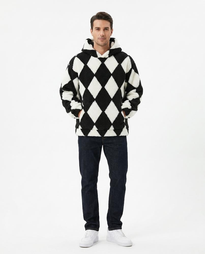 Cloppenburg Mode - Arrel | Flauschig Gemustert Hoodie Unisex