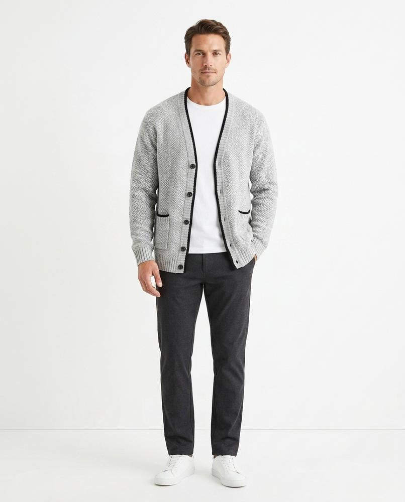 Cloppenburg Mode - Lotur | Meliert Strukturiert Cardigan Herren