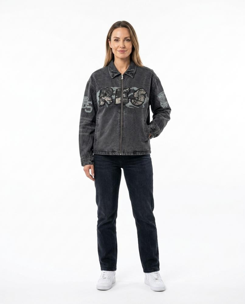 Cloppenburg Mode - Manun | Bedruckte Gewaschene Jacke Unisex