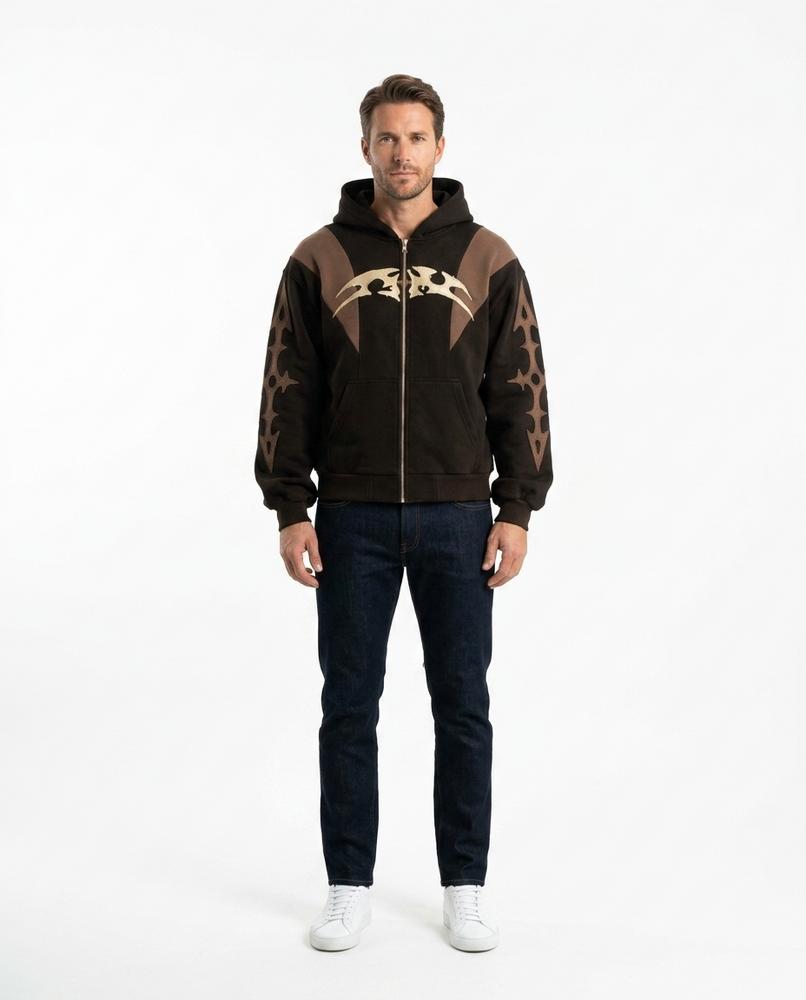 Cloppenburg Mode - Movur | Applizierter Reißverschluss Hoodie Unisex