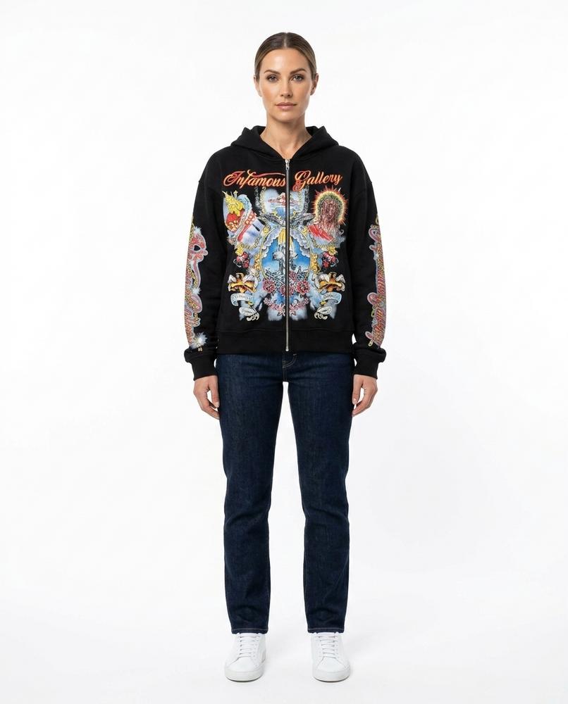 Cloppenburg Mode - Mefiv | Bedruckter Langärmliger Hoodie Unisex