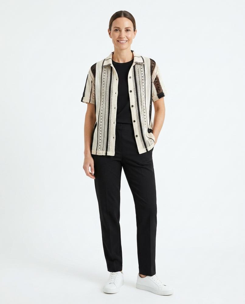 Cloppenburg Mode - Kuzor | Gestreiftes Durchbrochenes Hemd Herren
