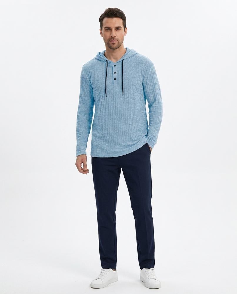 Cloppenburg Mode - Nupak | Melierter Gerippter Hoodie Herren