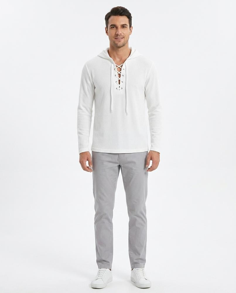 Cloppenburg Mode - Dupiv | Strukturiert Geschnürt Hoodie Herren
