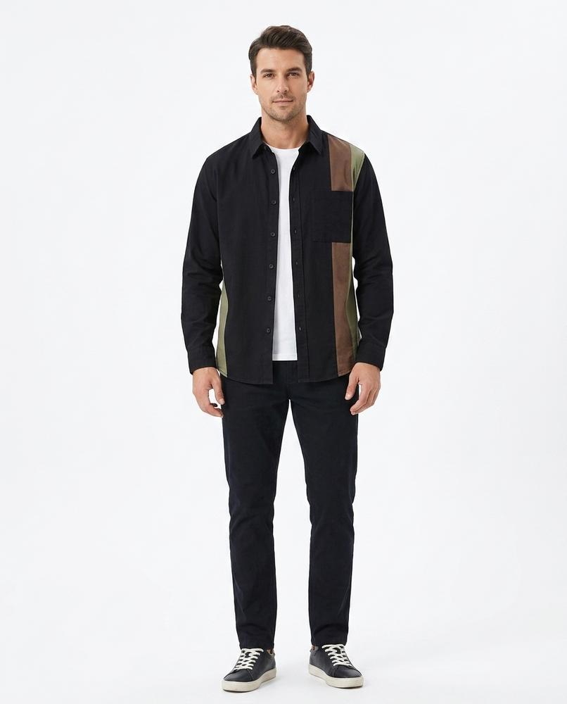 Cloppenburg Mode - Rezur | Mehrfarbiges Cord Hemd Herren