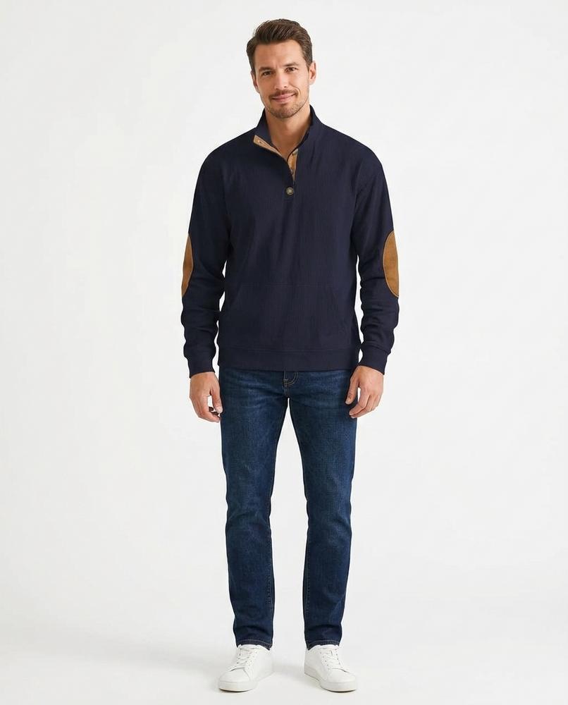 Cloppenburg Mode - Vidak | Gerippt Mit-Knopfleiste Pullover Herren