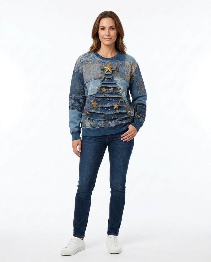 Cloppenburg Mode - Letur | Gepatcht Appliziert Pullover Unisex