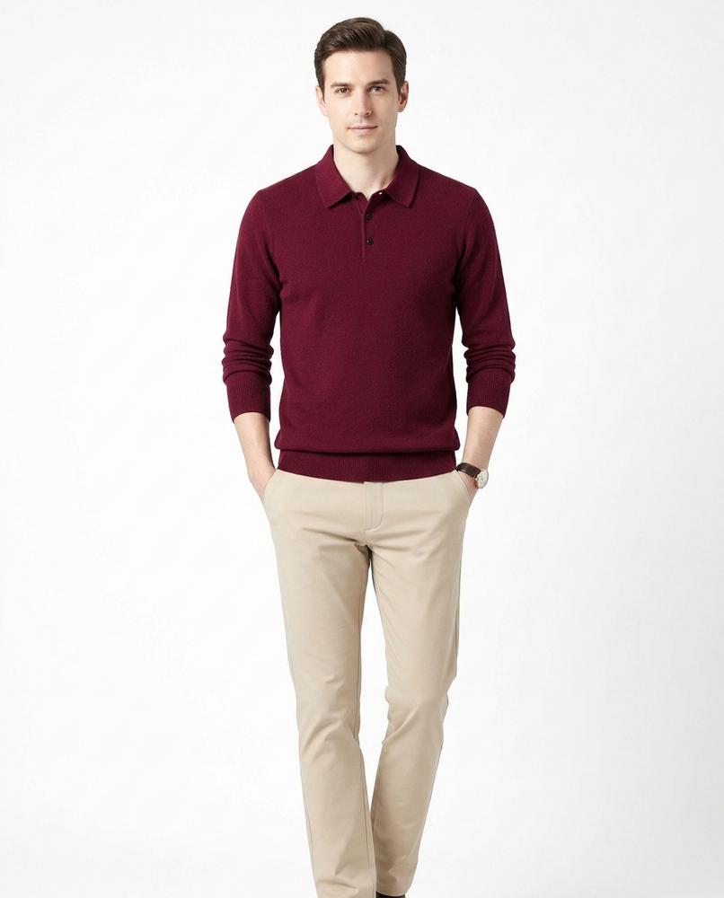 Cloppenburg Mode - Mikot | Melierter Geknöpfter Pullover Herren