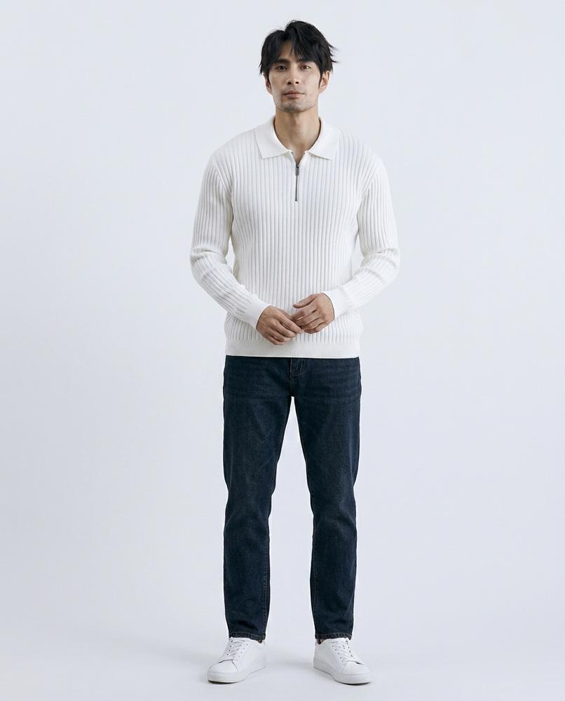 Cloppenburg Mode - Dehud | Gerippt Langärmlig Pullover Herren