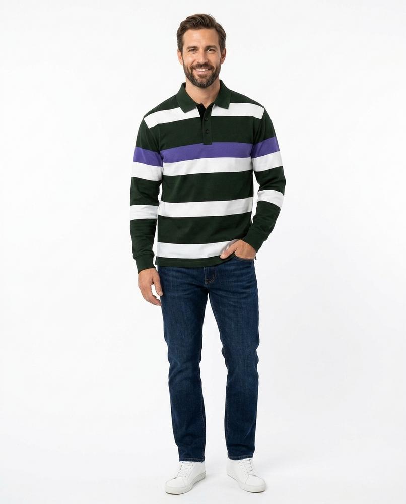 Cloppenburg Mode - Sidet | Gestreift Langärmlig Shirt Herren