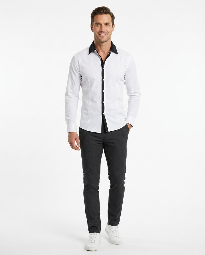 Cloppenburg Mode - Yufim | Tailliert Zweifarbig Hemd Herren
