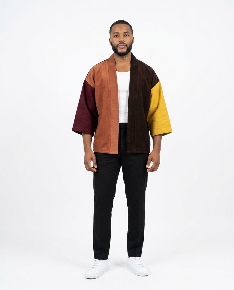 Cloppenburg Mode - Cagim | Mehrfarbig Kragenlos Jacke Herren