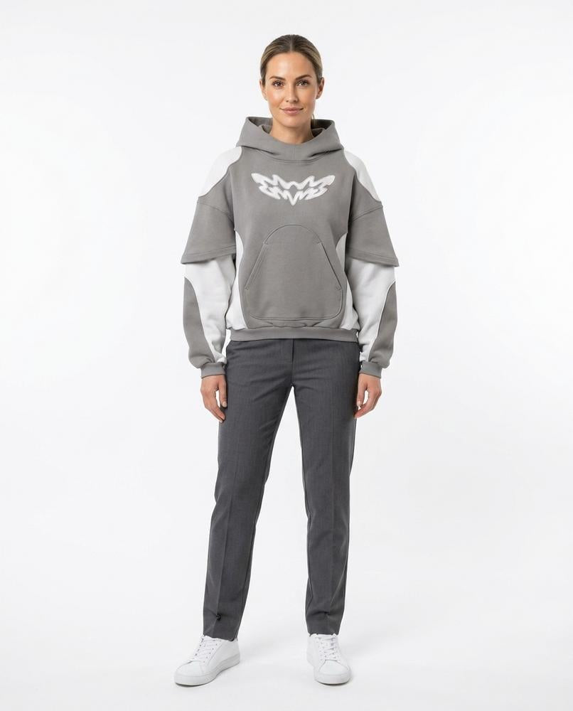 Cloppenburg Mode - Cusiv | Zweifarbiger Kastiger Hoodie Unisex