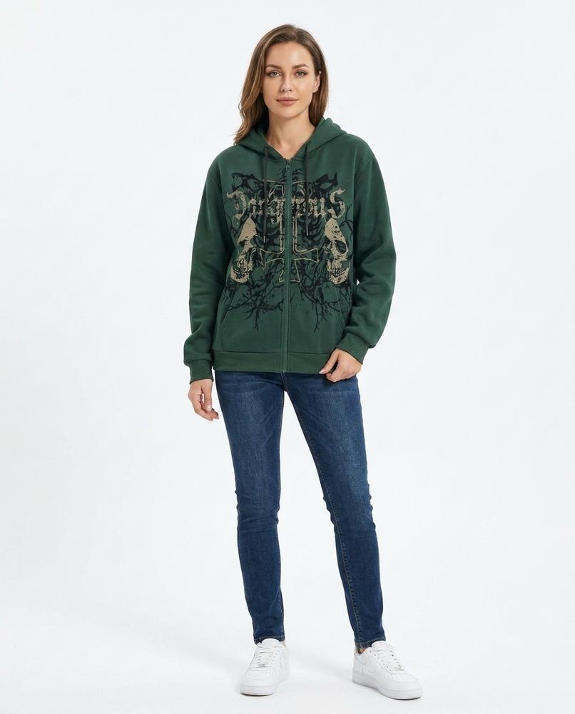 Cloppenburg Mode - Dogam | Bedruckter Reißverschluss Hoodie Unisex