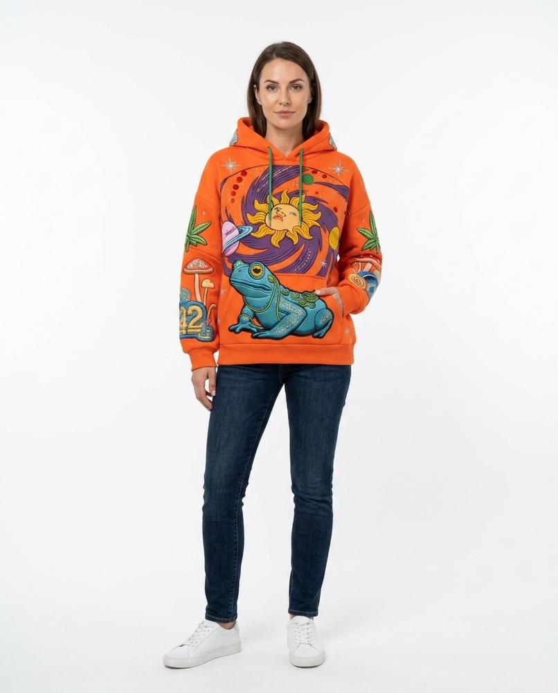 Cloppenburg Mode - Eilat | Bestickt Appliziert Hoodie Unisex