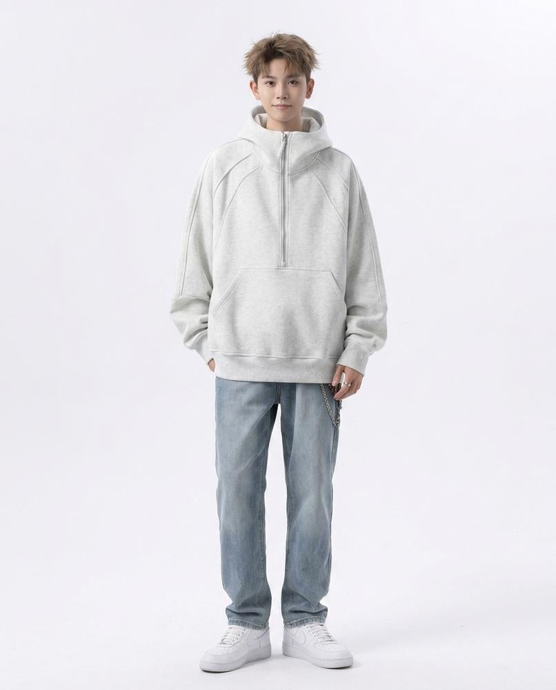 Cloppenburg Mode - Nupuv | Weit Geschnittener Hochgeschlossener Hoodie Unisex