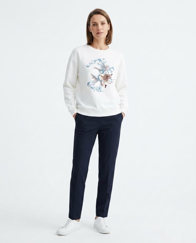 Cloppenburg Mode - Zuzad | Besticktes Langarm Sweatshirt Unisex