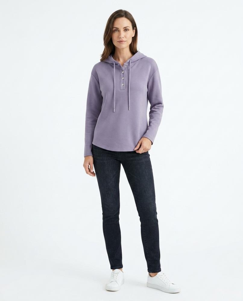 Cloppenburg Mode - Vazod | Geknöpfter Abgerundeter Hoodie Damen