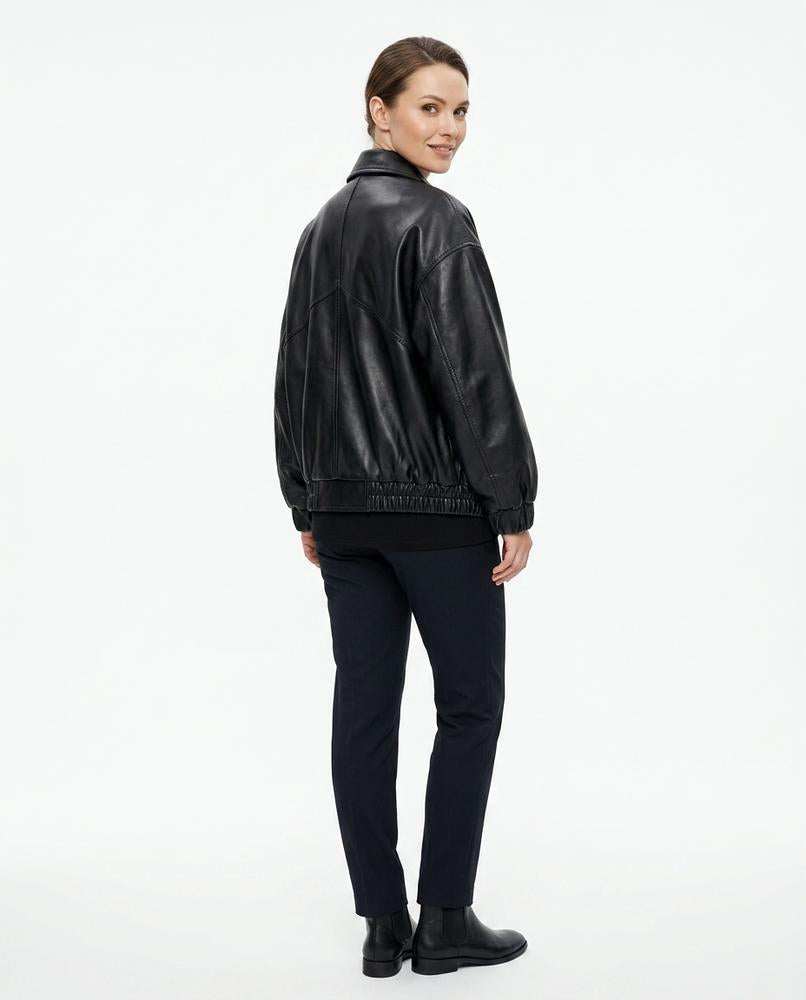 Cloppenburg Mode - Nudad | Geraffte Leder Jacke Unisex