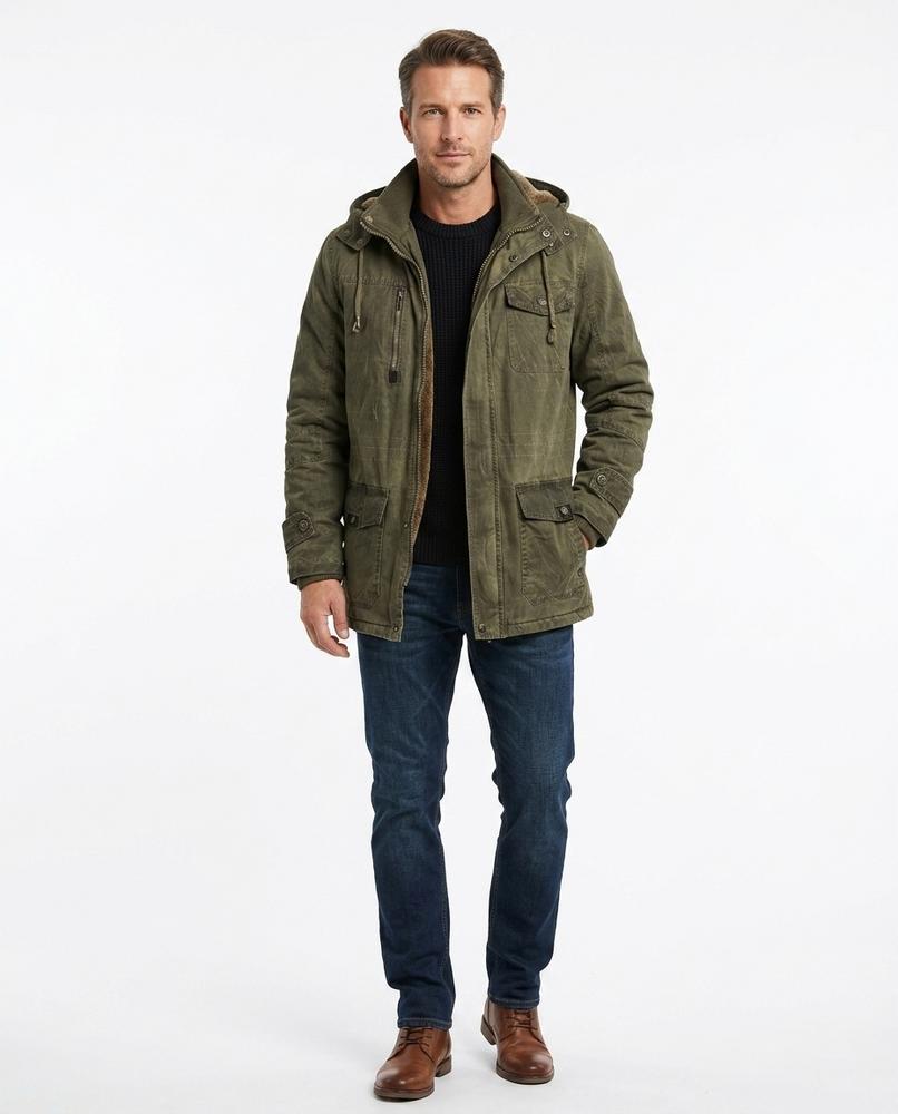 Cloppenburg Mode - Kihor | Gefütterte Gewaschene Jacke Herren
