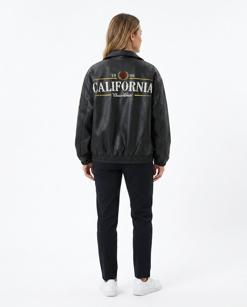 Cloppenburg Mode - Aopev | Bestickte Lederimitat Jacke Unisex