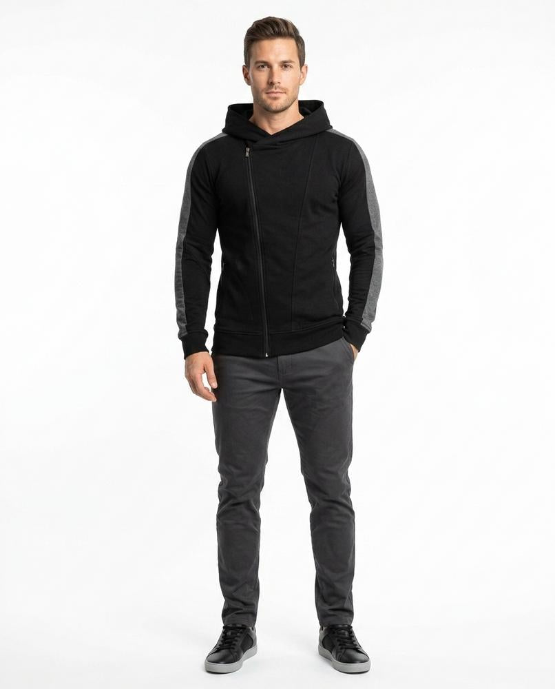 Cloppenburg Mode - Sapur | Asymmetrischer Körperbetonter Hoodie Herren