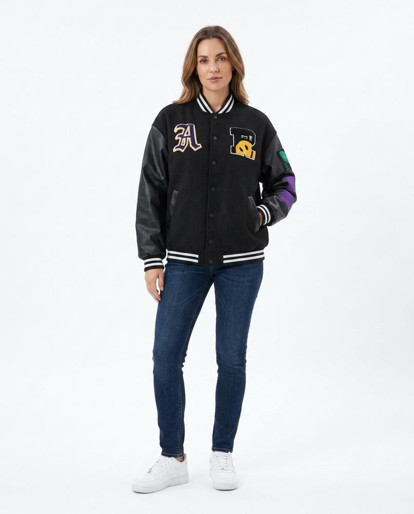 Cloppenburg Mode - Aabos | Bestickte Materialmix Jacke Unisex