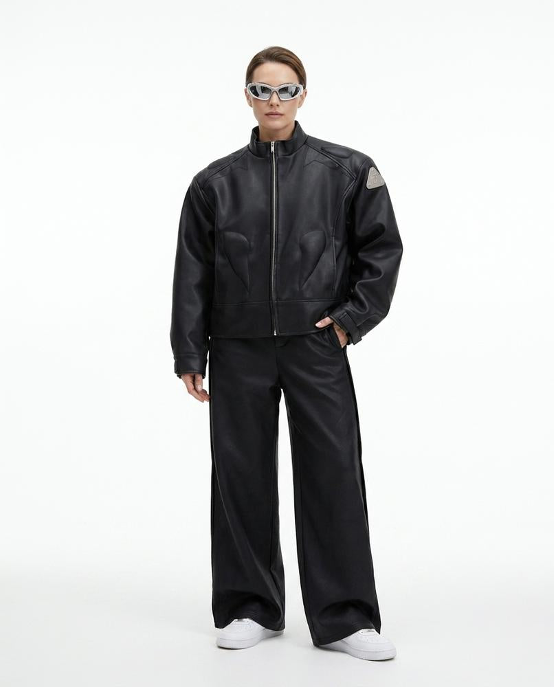 Cloppenburg Mode - Tuzak | Applizierte Lederimitat Jacke Unisex