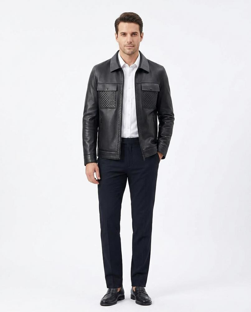 Cloppenburg Mode - Cirad | Strukturierte Leder Jacke Herren
