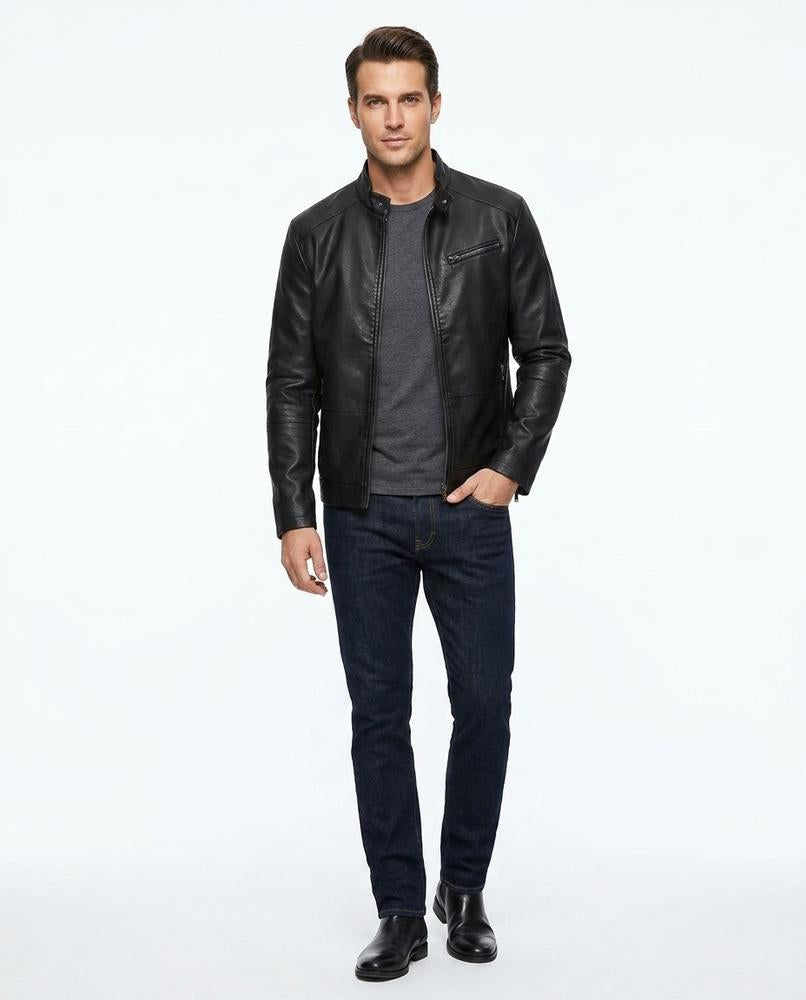 Cloppenburg Mode - Yudiv | Gefütterte Kunstleder Jacke Herren