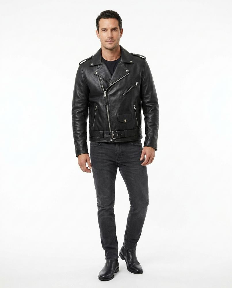 Cloppenburg Mode - Zepam | Lederne Asymmetrische Jacke Unisex