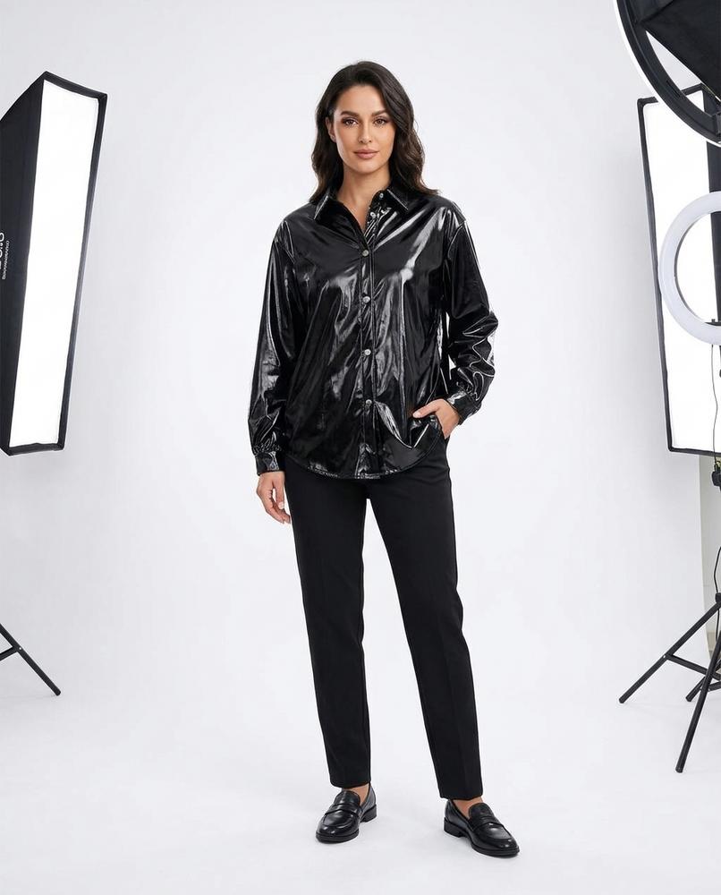 Cloppenburg Mode - Auwod | Glänzend Langärmlig Hemd Unisex