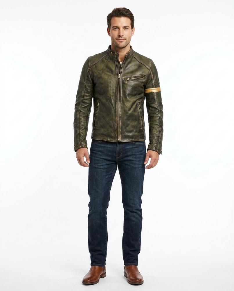 Cloppenburg Mode - Sebev | Gewischte Leder Jacke Herren